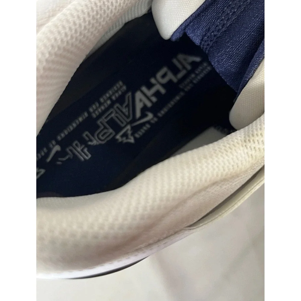 Nike Alpha Menace Pro 3 White College Navy Football Cleats CT6649-108 Mens 10